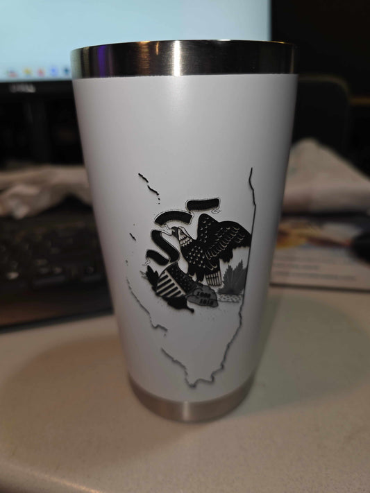 Custom tumbler ready for your logo