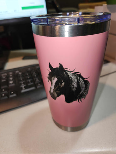 Tumblers sample engraving