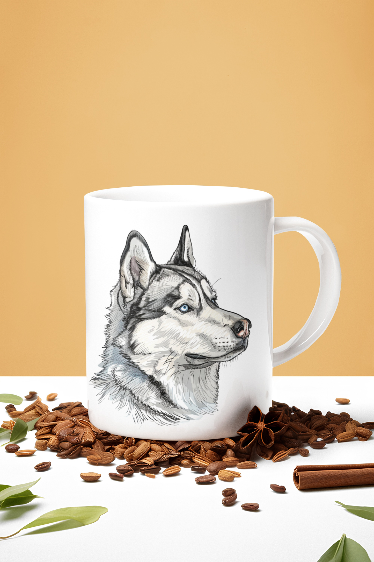 coffee mug dog image