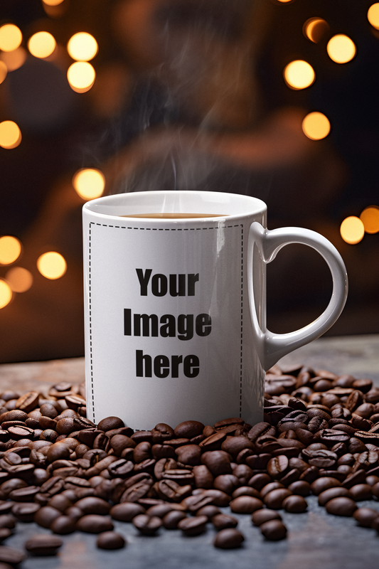 White 11oz  coffee mug